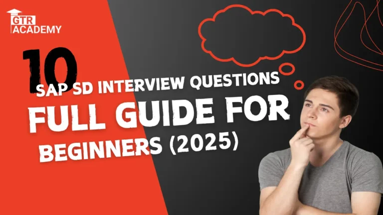 SAP SD Interview Questions